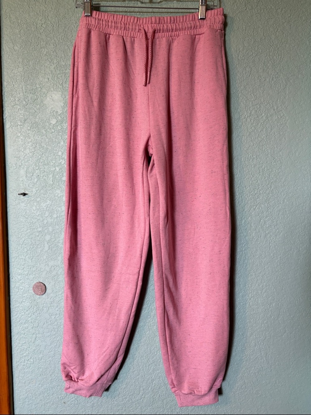 Mondetta Speckled Pink Joggers Youth Girls Large 10/12 Like New